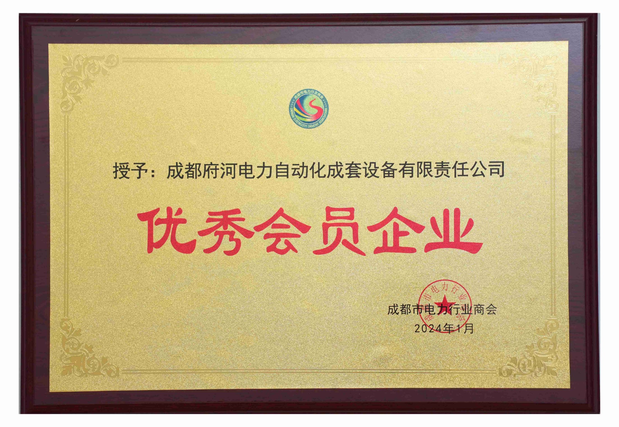 成都府河电力自动化成套设备有限责任公司 优秀会员企业